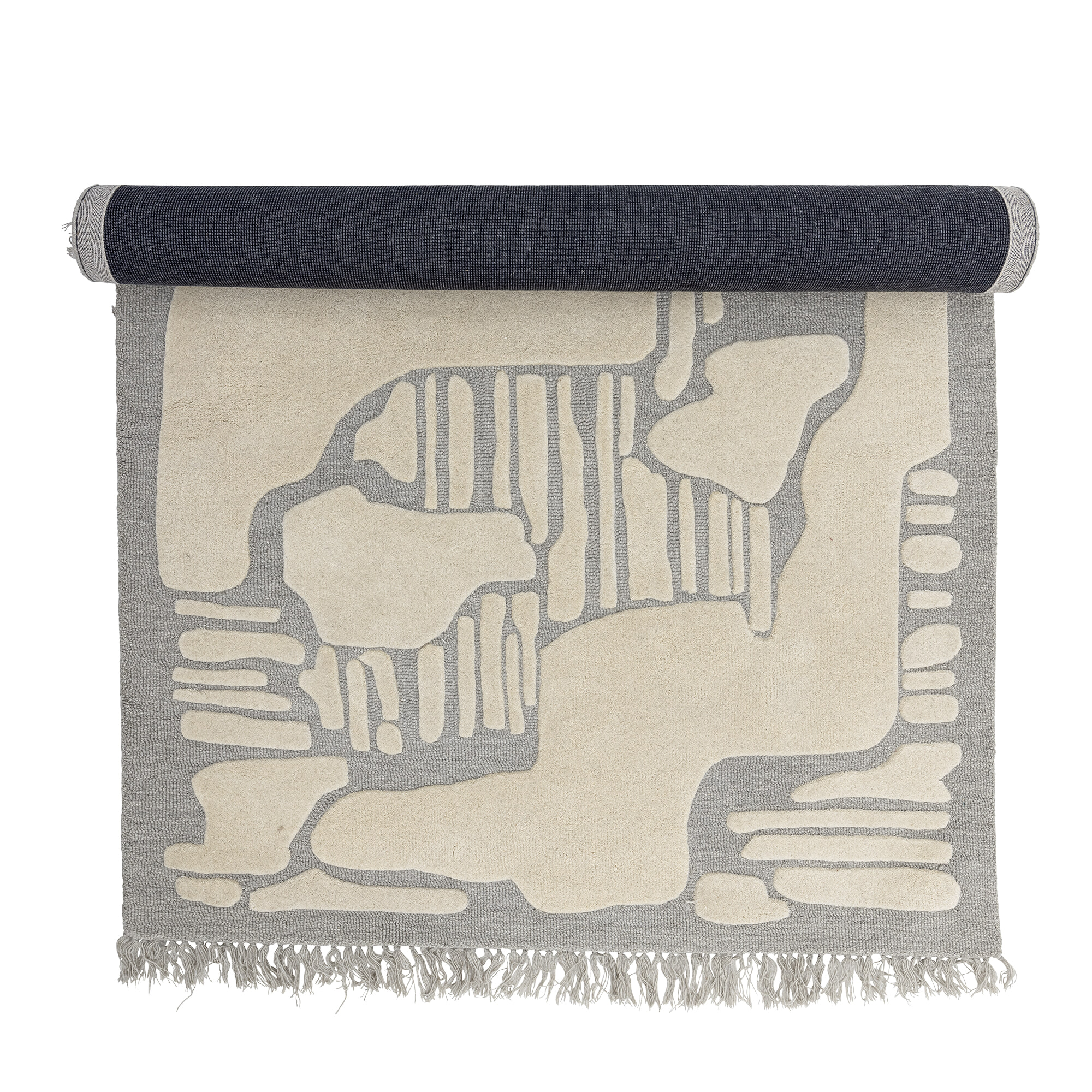 Bloomingville Vloerkleed Napoli 200 x 140cm - Grijs | Bloomingville