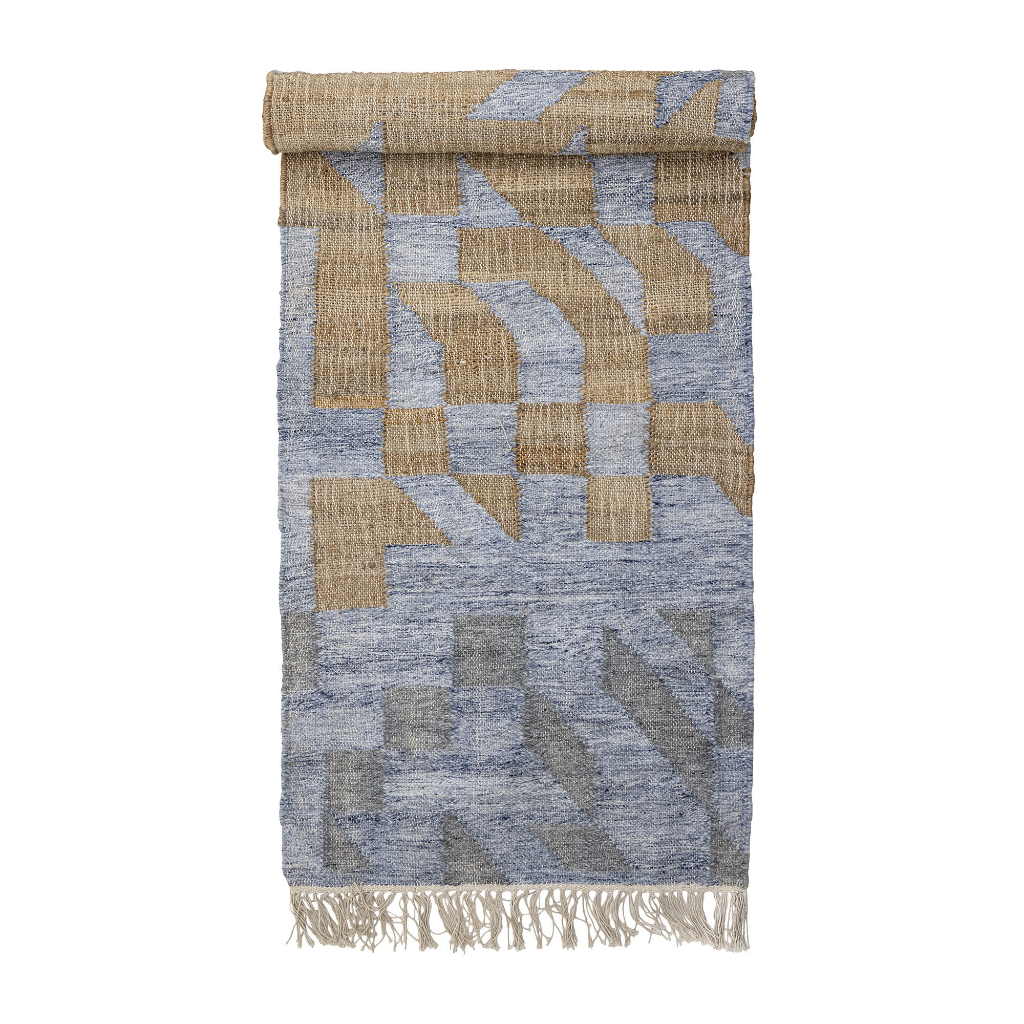 Bloomingville Vloerkleed Vikka Jute en wolmix