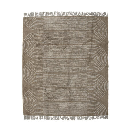 Bloomingville Vloerkleed Zeynep 150 x 215cm - Bruin | Bloomingville