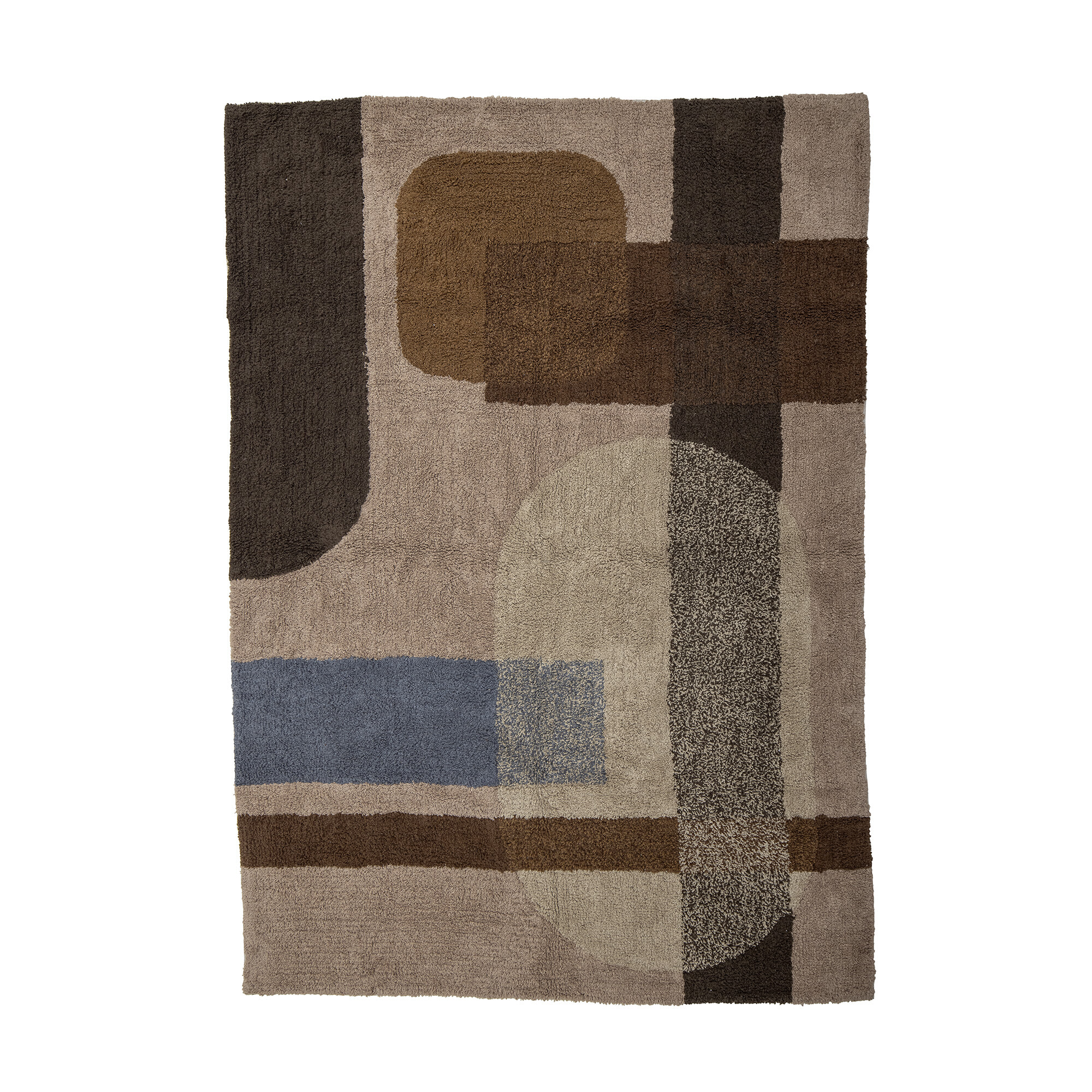 Bloomingville Vloerkleed Zofia 140 x 200cm - Bruin | Bloomingville