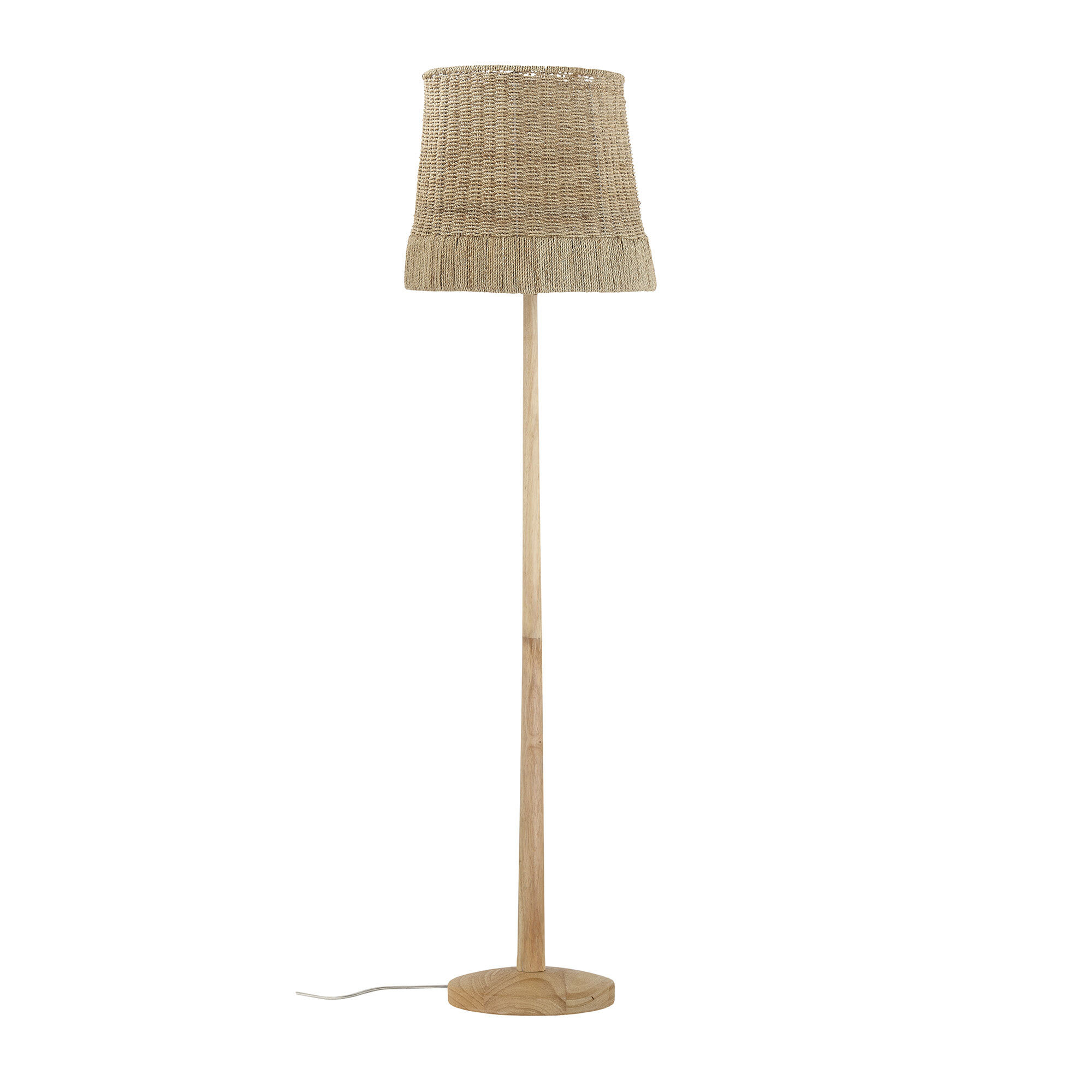 Bloomingville Vloerlamp Kakasi Rattan en rubberhout