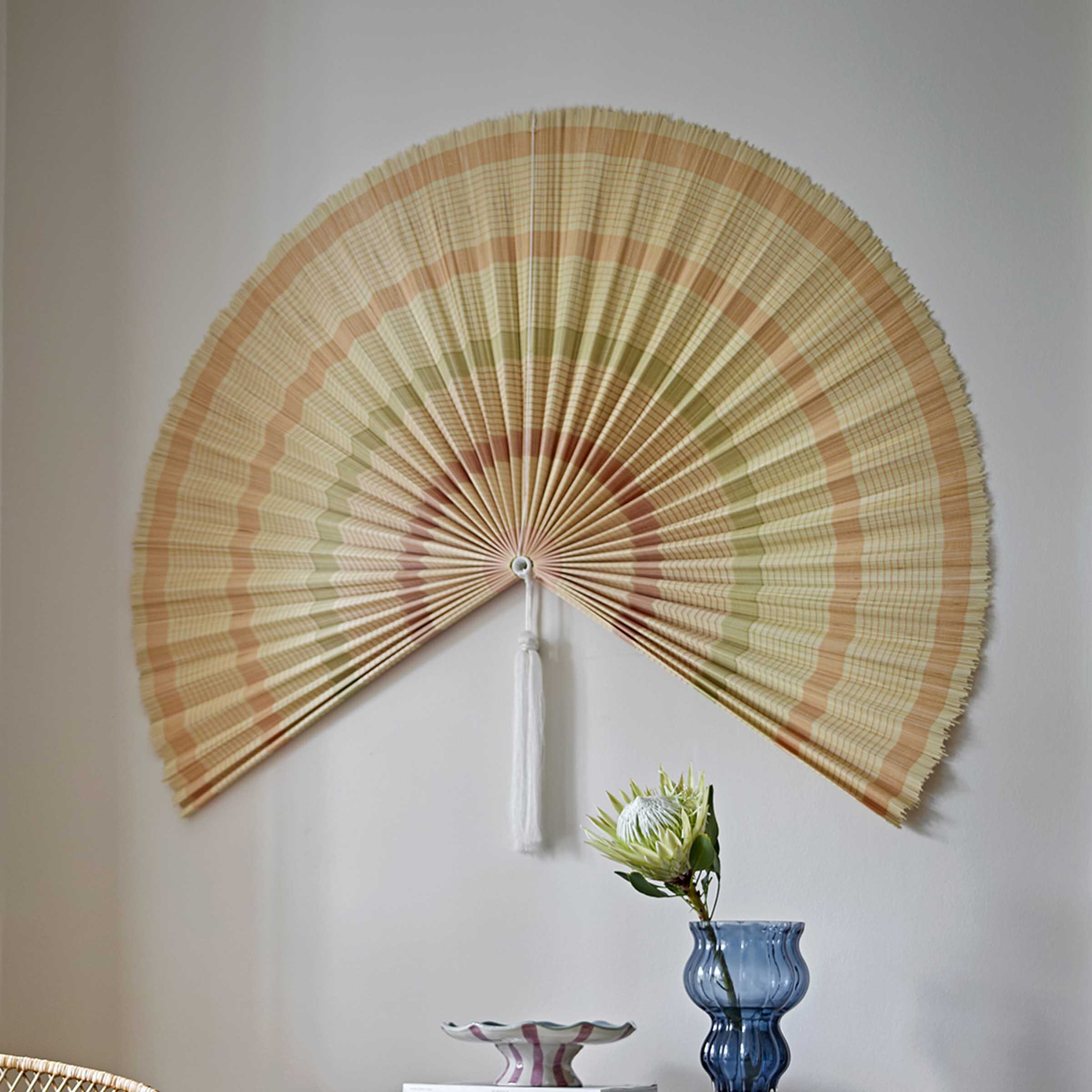 Bloomingville Wanddecoratie Jaime Bamboe - Geel | Bloomingville