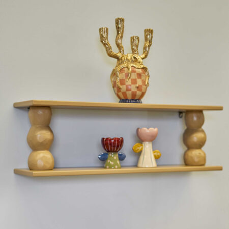 Bloomingville Wandplank Solan 80cm - Beige | Bloomingville