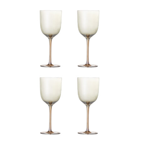 Bloomingville Wijnglas Aston Set van 4 stuks - Transparant | Bloomingville