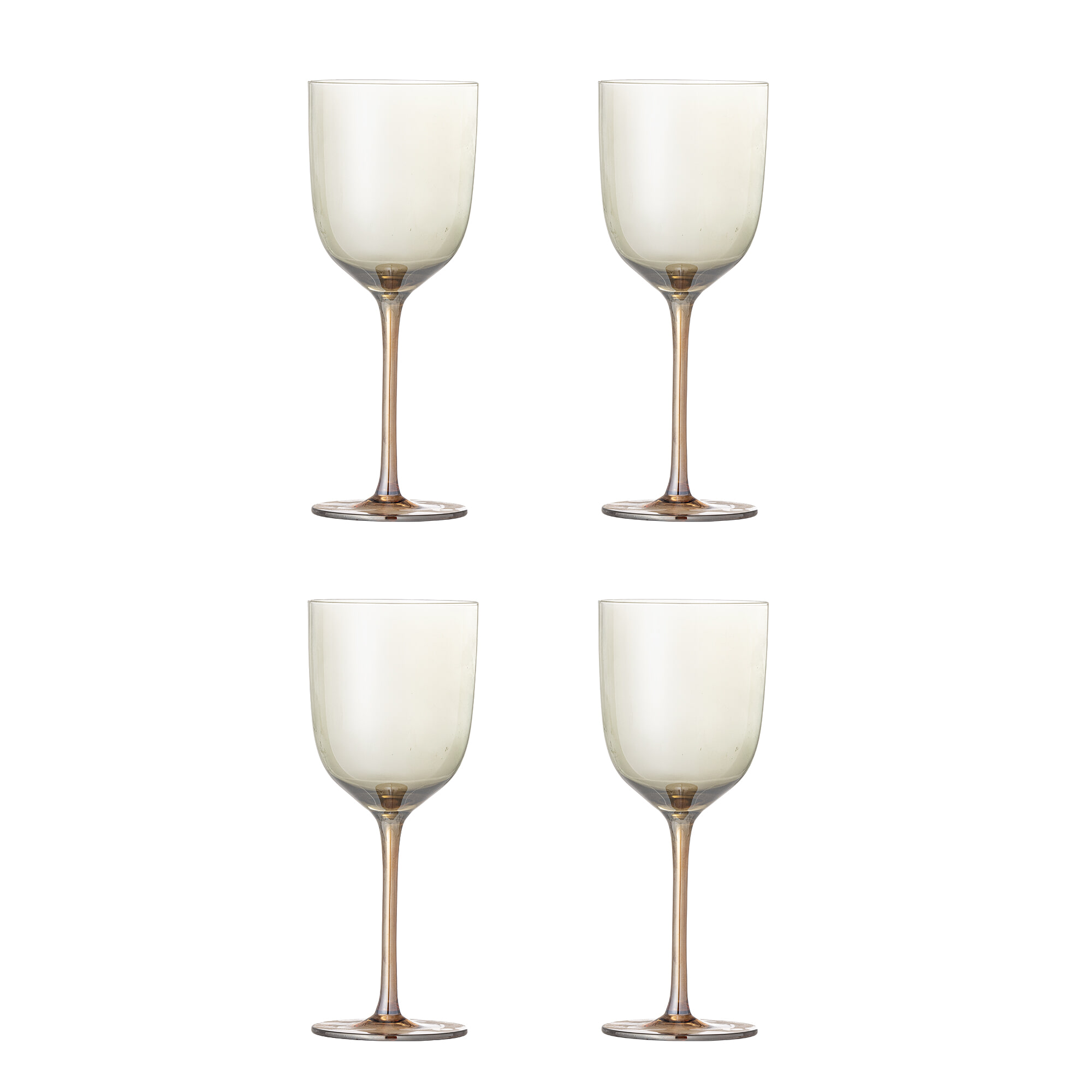 Bloomingville Wijnglas Aston Set van 4 stuks - Transparant | Bloomingville