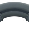 Bocht 90° PVC-U 50 mm lijmmof 16bar - grijs | W'eau