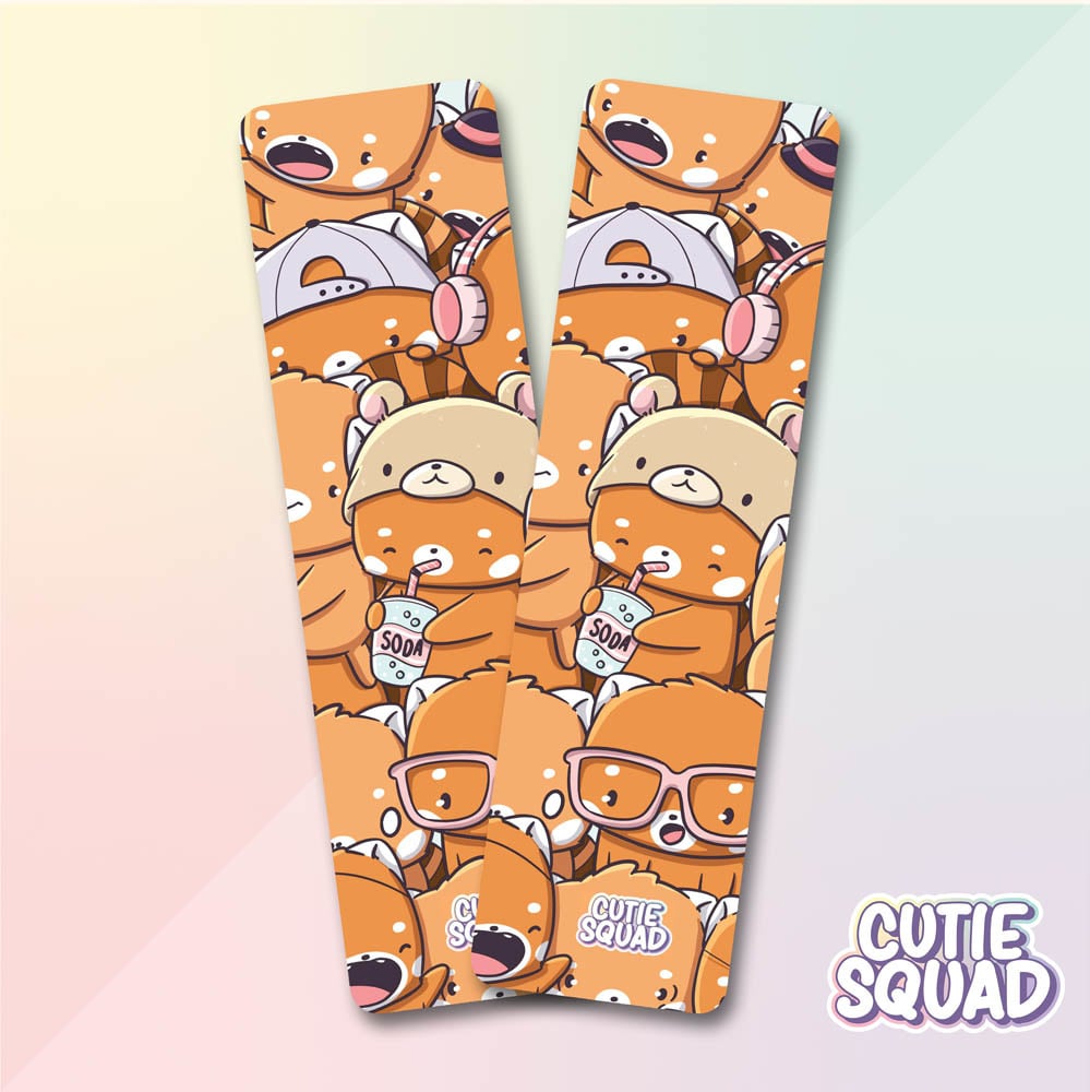 Boekenlegger Red Panda Doodle - CutieSquad | CutieSquad