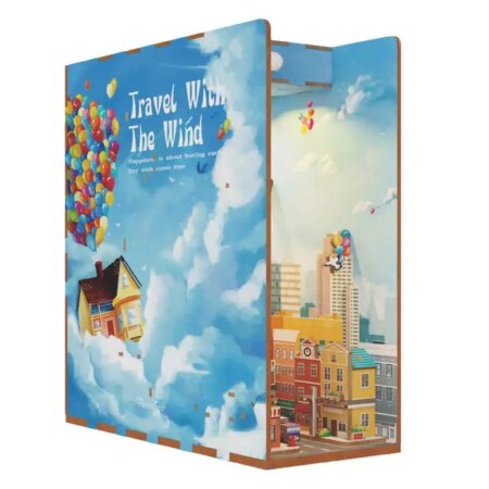 Boekensteun Travel With The Wind | Robotime