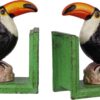 Boekensteun van Gietijzer met Toekan | DecoImport