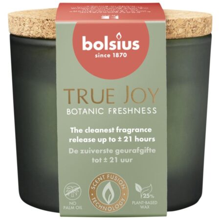 Bolsius Geurglas Met Kurk 66/83 True Joy Botanic Freshness | Bolsius