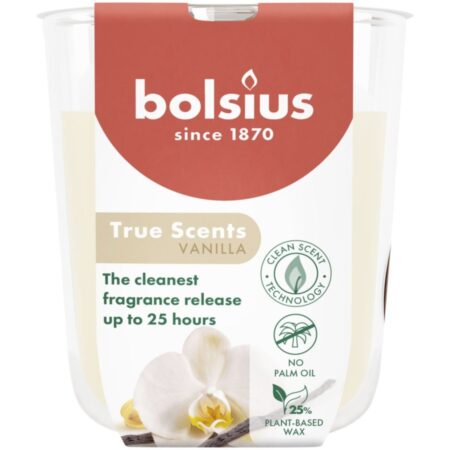 Bolsius Geurglas True Scents Vanilla 80/73 | Bolsius