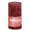 Bolsius Kaars 130X68mm Donker Rood Rustiek | Bolsius