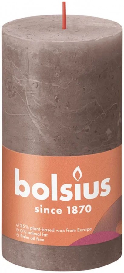 Bolsius Kaars 130X68mm Taupe | Bolsius