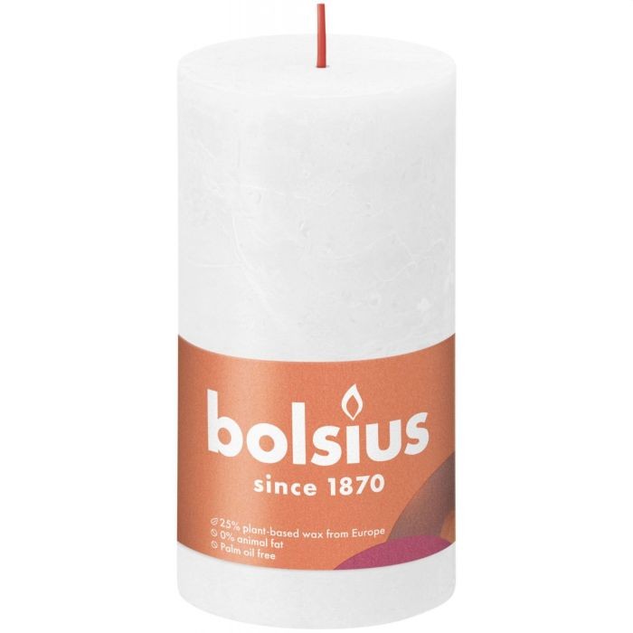 Bolsius Kaars 130X68mm Wit | Bolsius