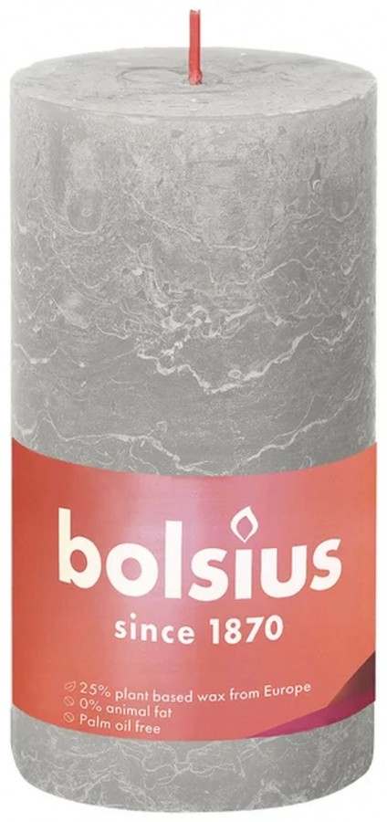 Bolsius Kaars 130X68mm Zand Grijs | Bolsius