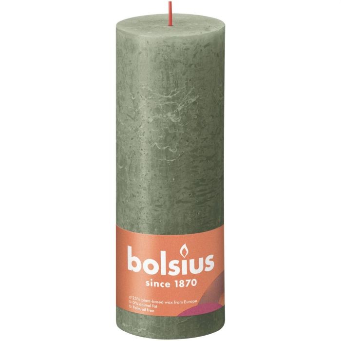 Bolsius Kaars 190X68mm Olijfgroen | Bolsius