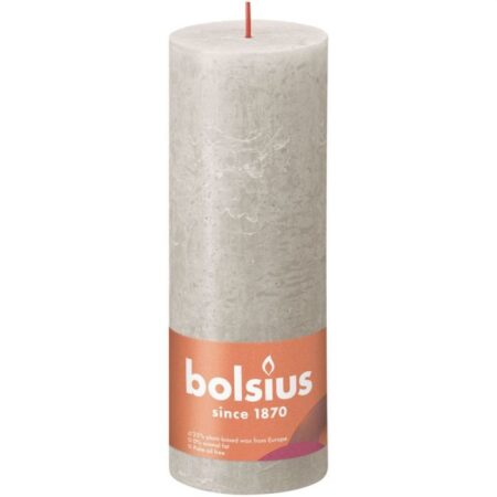 Bolsius Kaars 190X68mm Zand Grijs | Bolsius