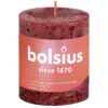 Bolsius Kaars 80X68mm Donker Rood | Bolsius