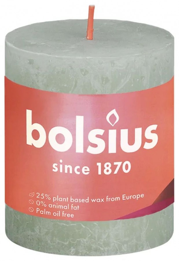Bolsius Kaars 80X68mm Lichtgroen | Bolsius