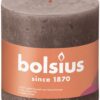 Bolsius Rustiek stompkaars 100/100 Taupe | Bolsius