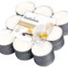 Bolsius True Scents geurtheelicht 18 stuks vanilla wit | Bolsius