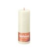 Bolsius kaars 190x68mm soft parel rustiek | Bolsius