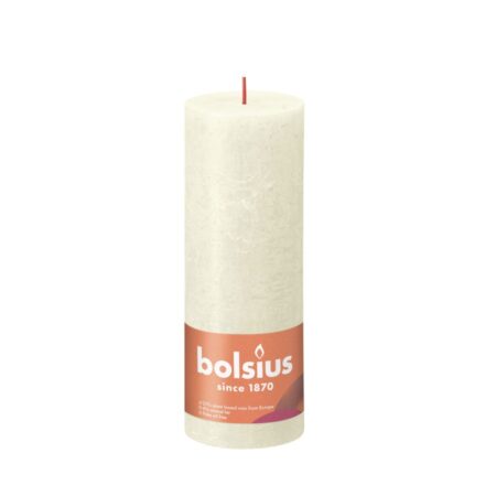 Bolsius kaars 190x68mm soft parel rustiek | Bolsius
