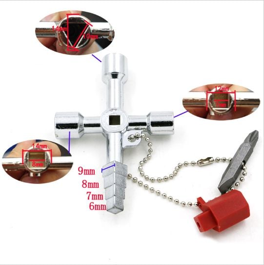 BonQ Universele Sleutel - 6 in 1 - Multitool | BonQ