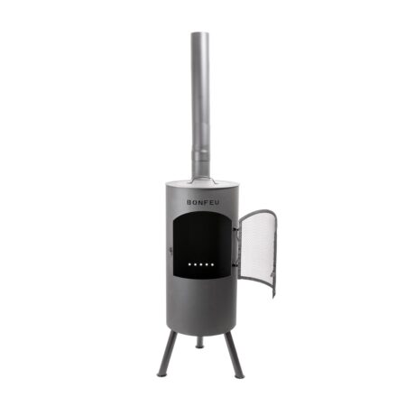 Bonfeu BonTino LP tuinhaard - Zwart | Bonfeu