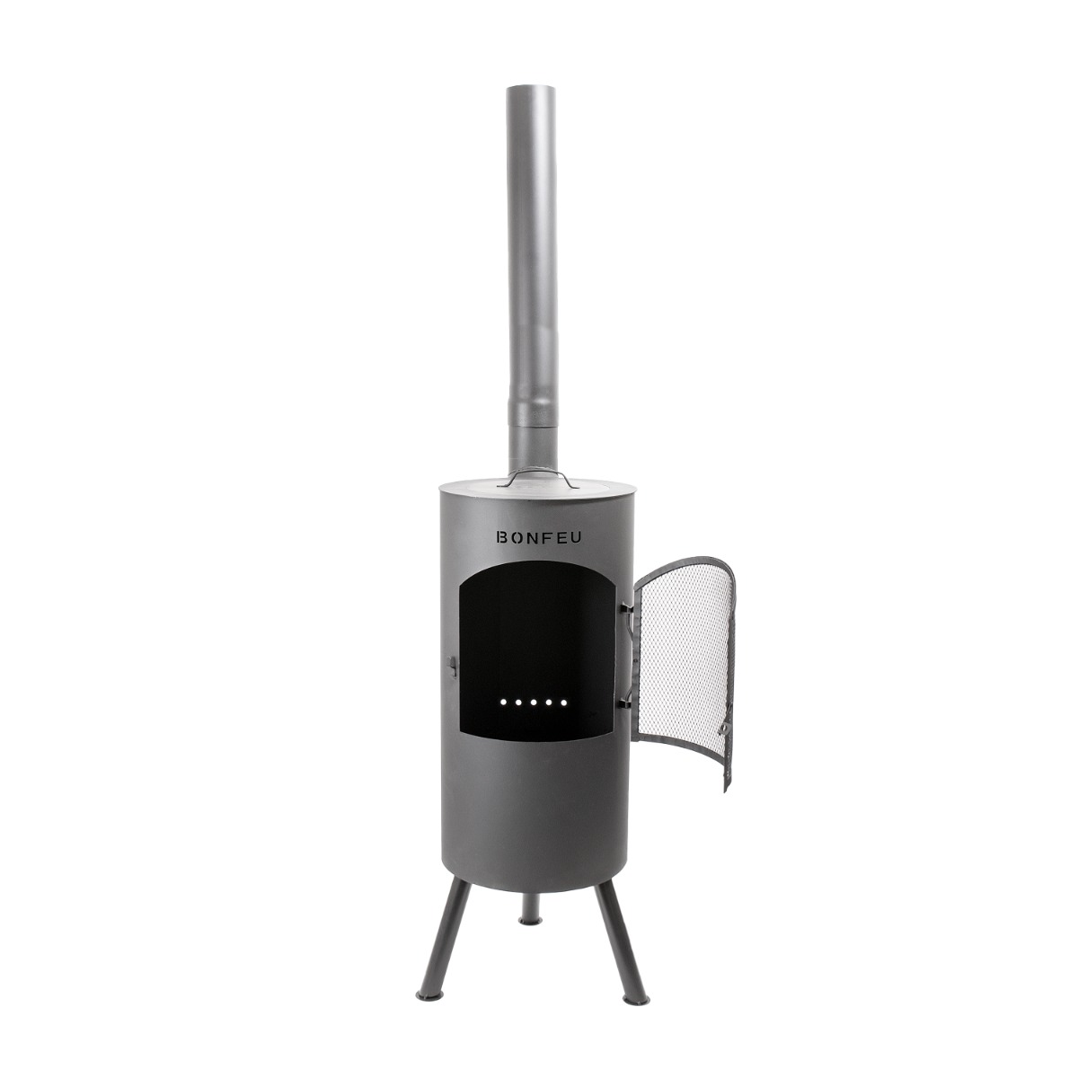 Bonfeu BonTino LP tuinhaard - Zwart | Bonfeu