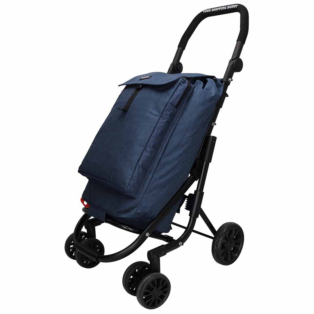 Boodschappen duwshopper 45 liter 4-6 wiel | Kies uw kleur : Blauw | ThuiszorgwinkelXL