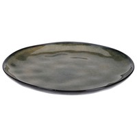 Bord Aardewerk Dia 20cm Blue/black |