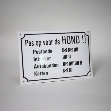 Bord pas op voor de hond zware kwaliteit | Topemaille