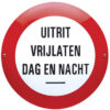 Bord uitrit vrijlaten dag en nacht | Topemaille
