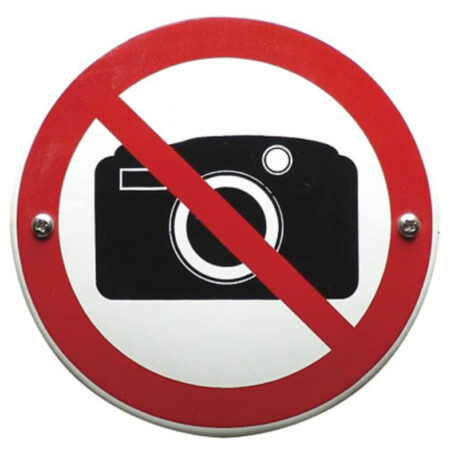 Bord verboden te fotograferen | Topemaille