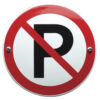 Bord verboden te parkeren | Topemaille