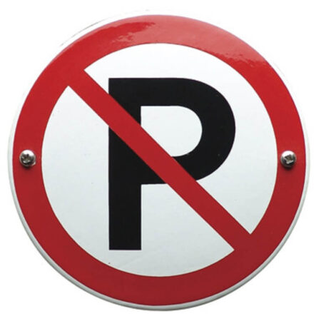 Bord verboden te parkeren | Topemaille