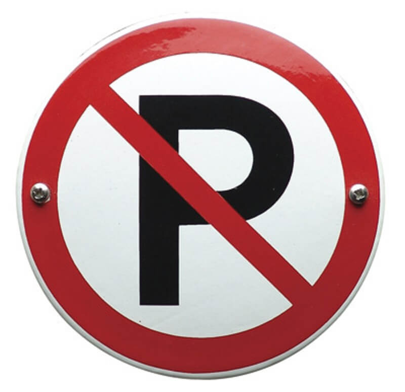 Bord verboden te parkeren | Topemaille