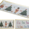 Bordje kerst glas 10x21cm met tekst | Home & Styling