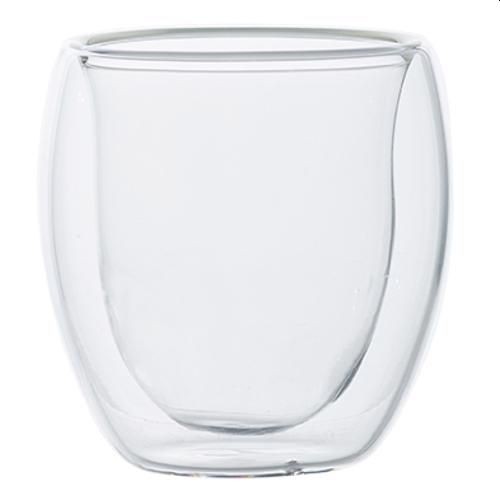 Borosilicate Dubbelwandig Koffieglas 80ml 2-pack | Borosilicate