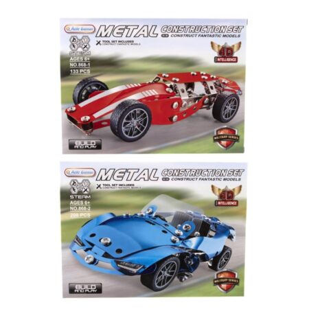 Bouwdoos metaal auto | Merkloos