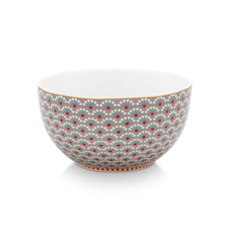 Bowl Blooming Tales Khaki 12cm | PiP Studio