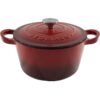 Braadpan Tomado Gietijzer Rood 24 Cm | Tomado