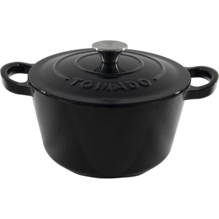 Braadpan Tomado Gietijzer Zwart 24 Cm | Tomado