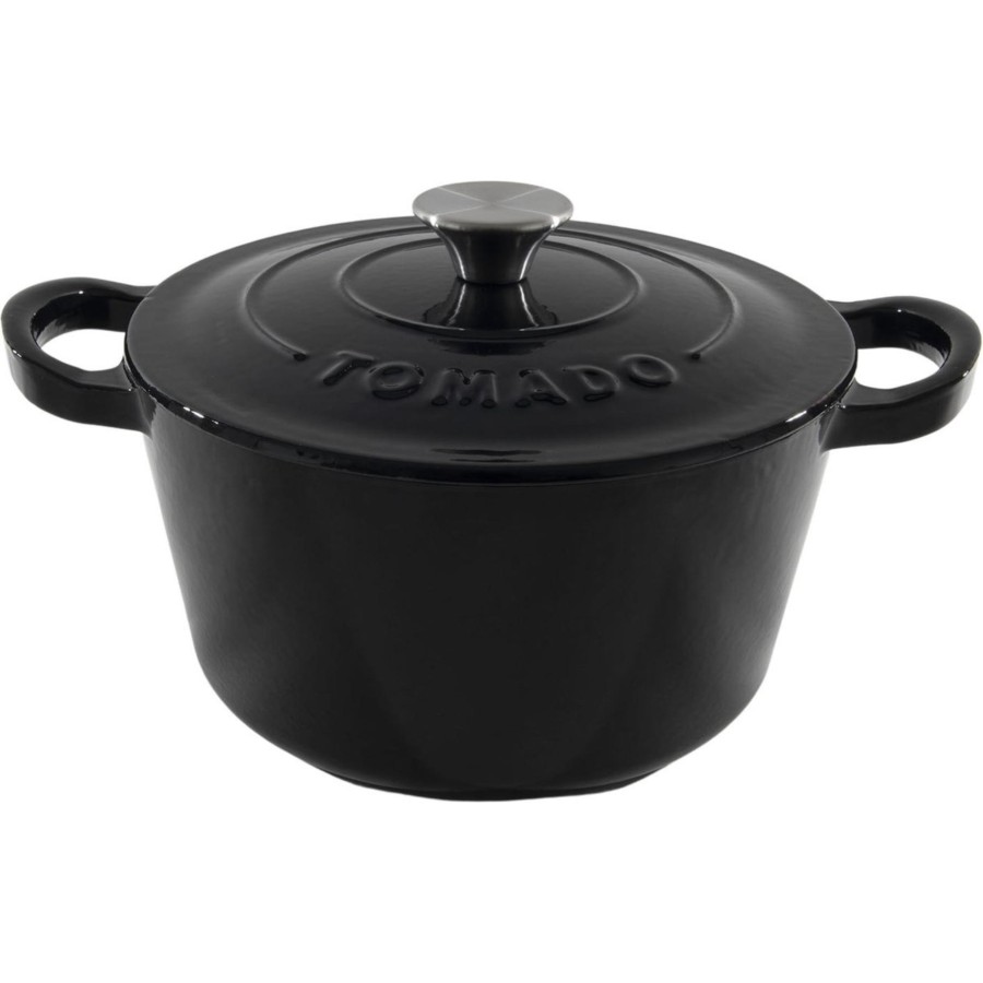 Braadpan Tomado Gietijzer Zwart 24 Cm | Tomado
