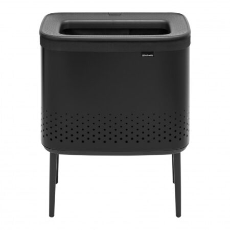 Brabantia Bo wasbox 60 liter mat zwart | Brabantia