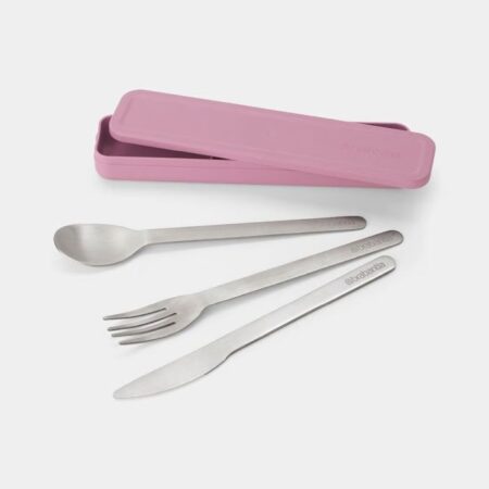 Brabantia Make En Take Bestekset 3 Delig Lilac Pink | Brabantia