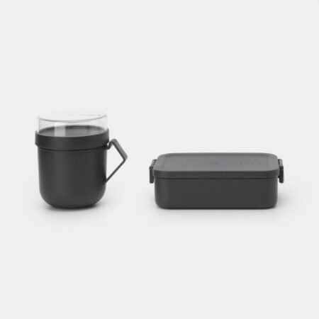 Brabantia Make & Take Lunchset 2 Delig Dark Grey | Brabantia