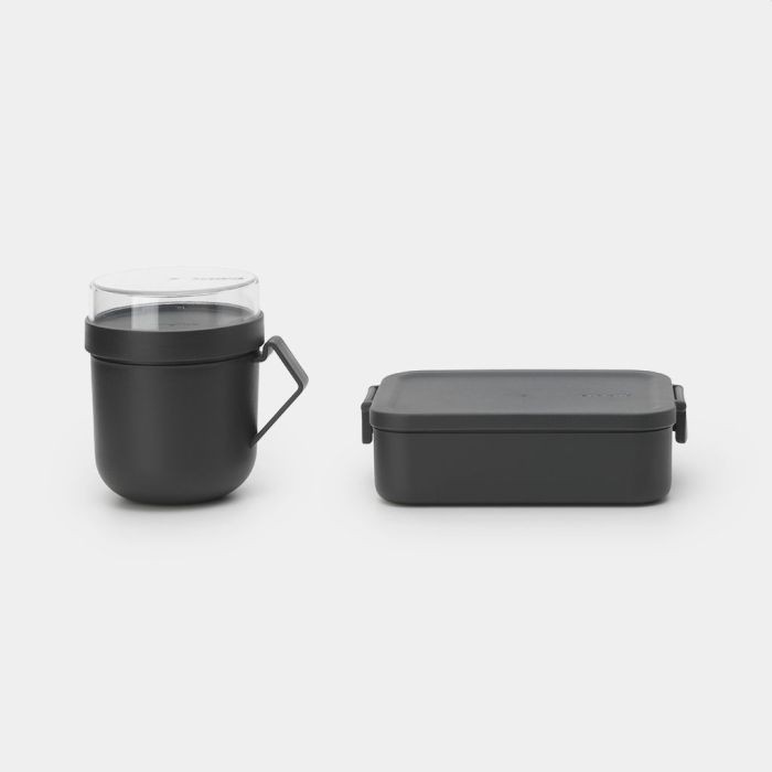 Brabantia Make & Take Lunchset 2 Delig Dark Grey | Brabantia