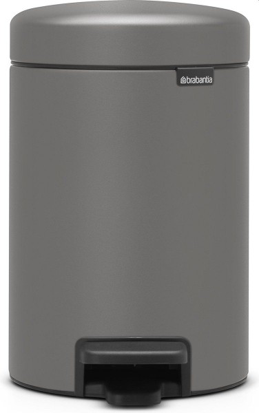 Brabantia NewIcon pedaalemmer 3 liter concrete grey | Brabantia